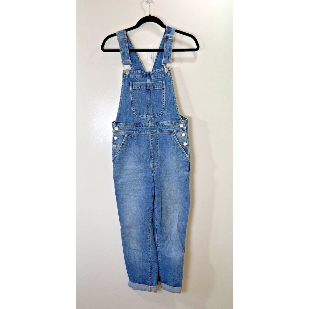 J. Crew Womens Y2K Denim Bib Overalls Size XS Country Cowgirl‎ Cabincore Western